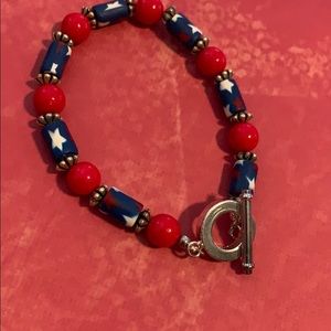 ❤️Host Pick💙 NWOT Red, White, & Blue Bracelet